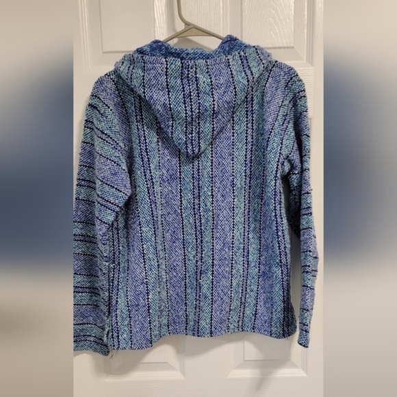 Iguana Jack Vintage Drug Rug‎ Mexican Baja Jacket Size Small Unisex - Picture 2 of 5